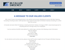 Tablet Screenshot of mccallumsweeney.com